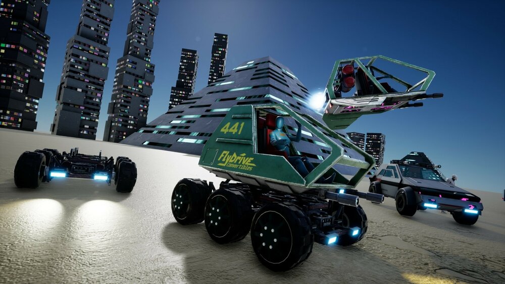 Sci-Fi Drive 2 Fly Transforming Customizable Modular Vehicles 