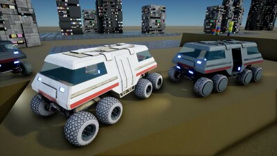 Sci-Fi Drive 2 Fly Transforming Customizable Modular Vehicles 