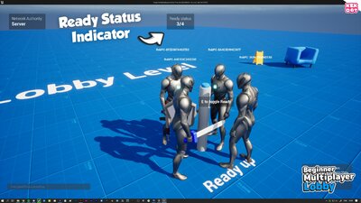 Beginner Multiplayer Lobby - Blueprint Template - By Kekdot 