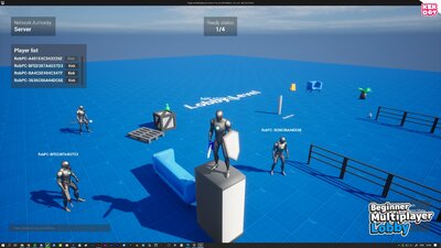 Beginner Multiplayer Lobby - Blueprint Template - By Kekdot 
