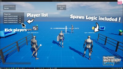 Beginner Multiplayer Lobby - Blueprint Template - By Kekdot 