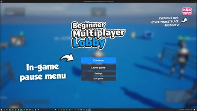 Beginner Multiplayer Lobby - Blueprint Template - By Kekdot 