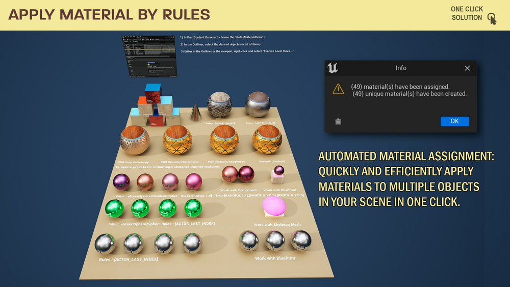 Apply Material By Rules: The Smart Way to Assign and Manage Materials 