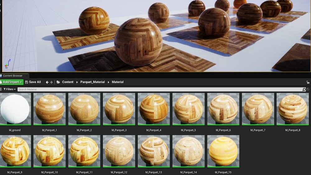 Reality Parquet Material Bundle 