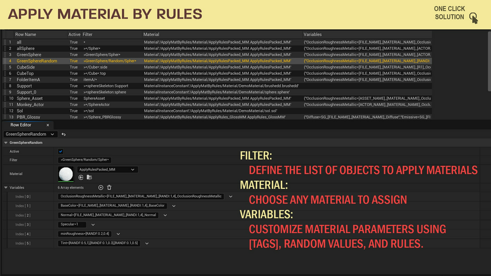 Apply Material By Rules: The Smart Way to Assign and Manage Materials 