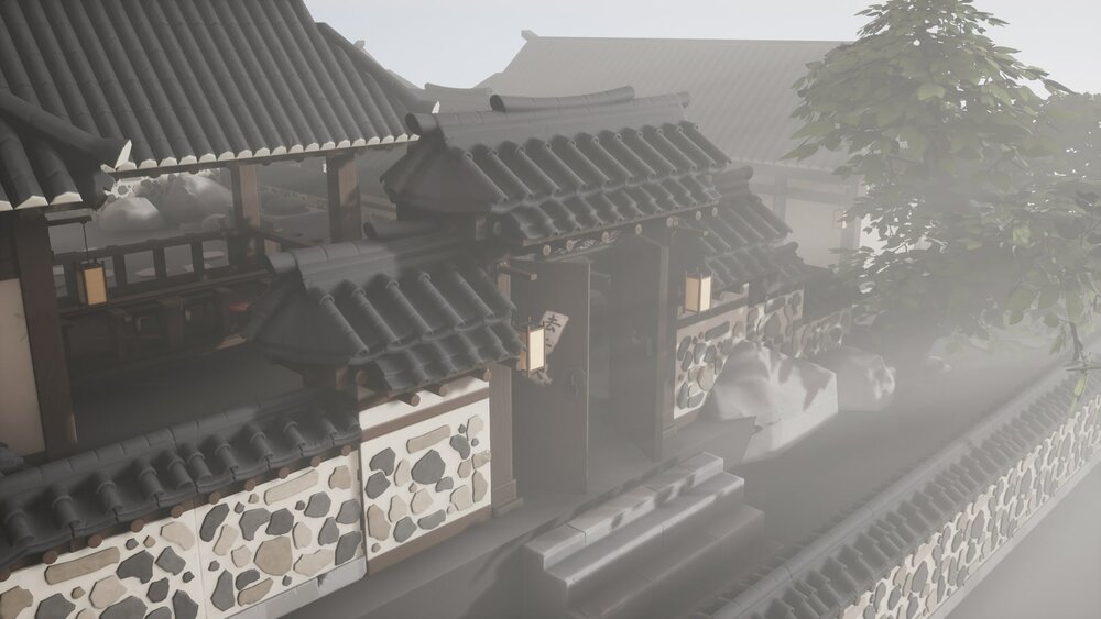 Stylized Traditional Korean House v.01 