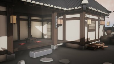 Stylized Traditional Korean House v.01 