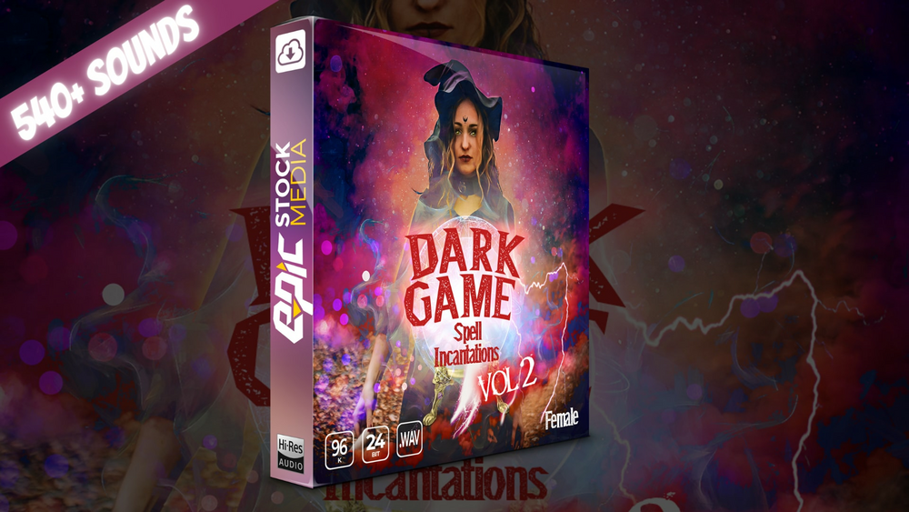 Dark Game Spell Incantation Voices Female Vol. 2 