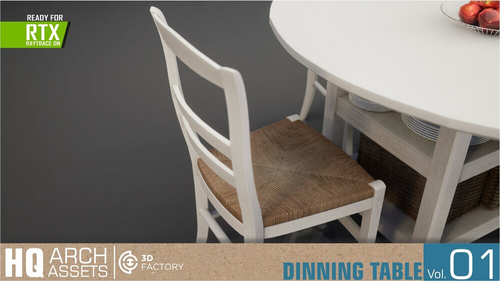 HQ Arch Assets / Dining TableVol.1 