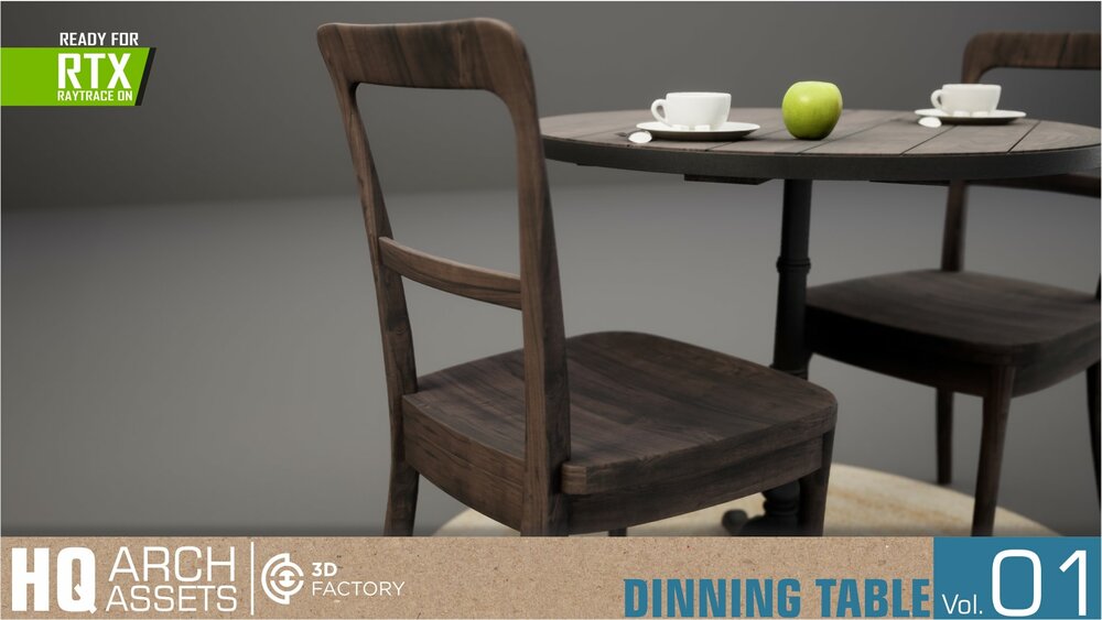 HQ Arch Assets / Dining TableVol.1 