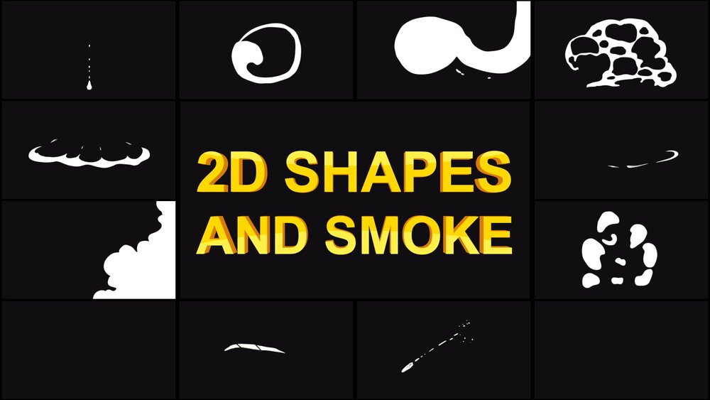 2D Shapes And Smoke 