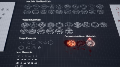 180+ Customizable Horror Decal Pack BUNDLE / AI SOURCE 