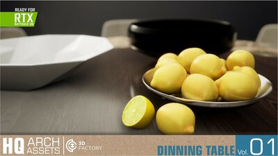 HQ Arch Assets / Dining TableVol.1 