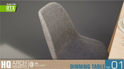 HQ Arch Assets / Dining TableVol.1 