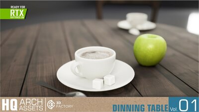 HQ Arch Assets / Dining TableVol.1 