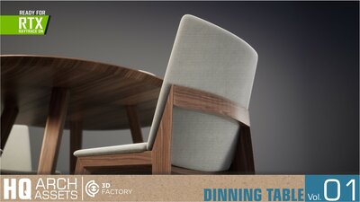 HQ Arch Assets / Dining TableVol.1 