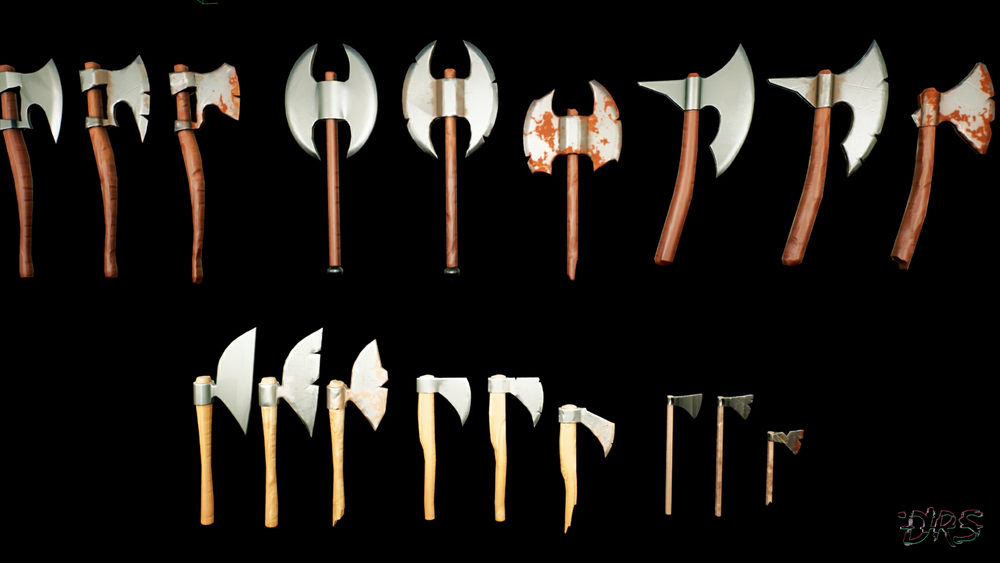 Stylized Axes Pack 