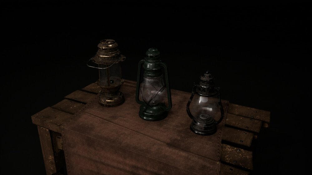 Gothic Antique Lamp v.01 