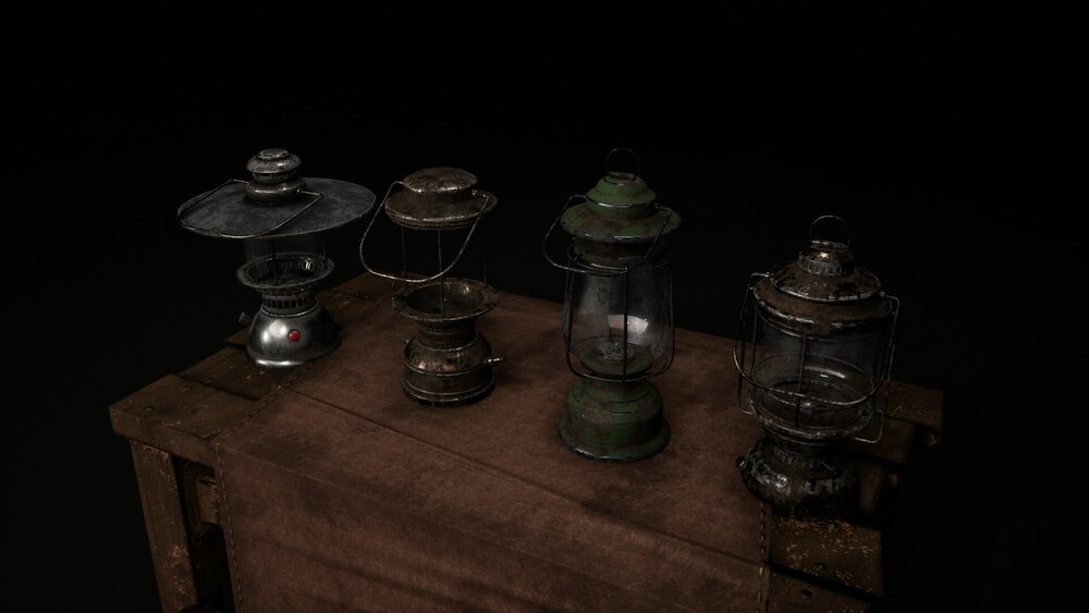 Gothic Antique Lamp v.01 