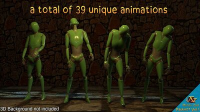 Zombie animations (Motion Cast#07 Vol.1) 