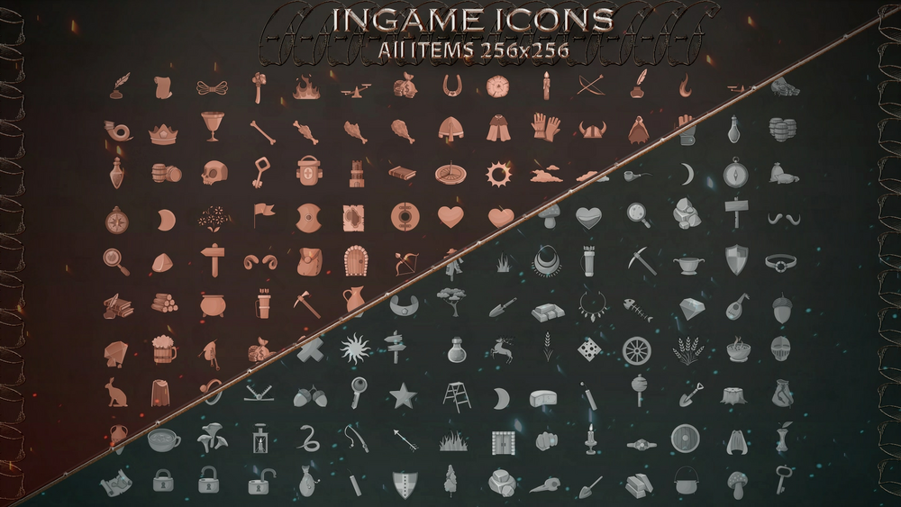 300+ Medieval GUI icons (+ bonus content) 