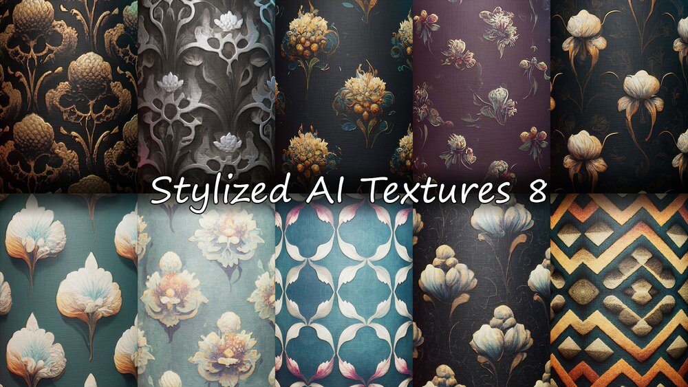 Stylized AI Textures 8 