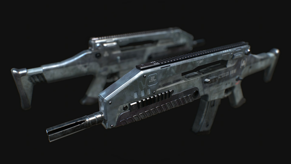 Animated XM8 Assault Rifle FPS Weapons Pack 