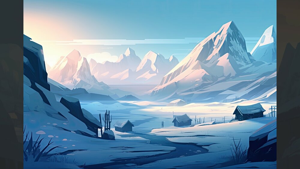 BACKGROUND - Stylized Landscape 01 