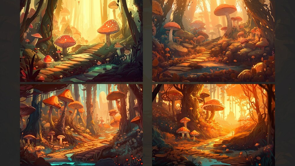 BACKGROUND - Stylized Landscape 01 