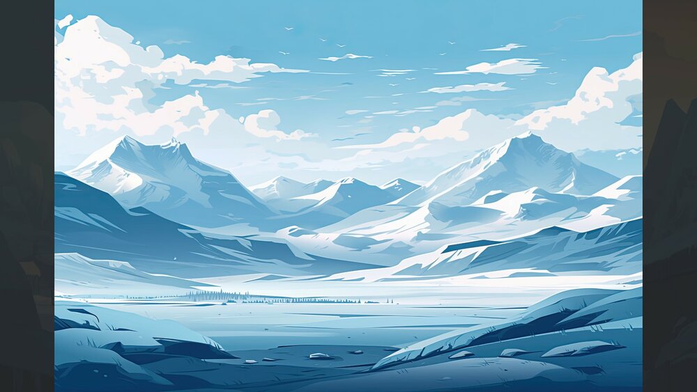 BACKGROUND - Stylized Landscape 01 