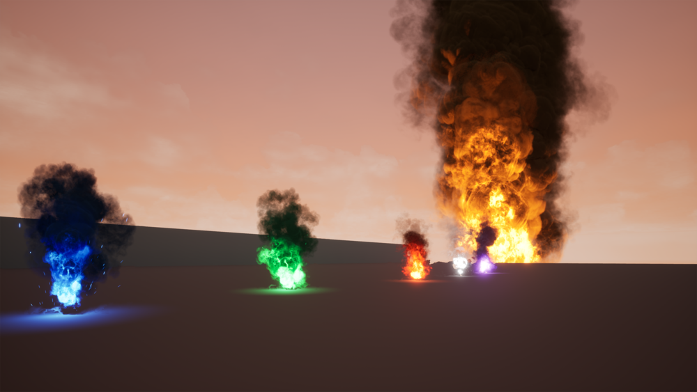 Explosions and smoke 6-lightmap FX 