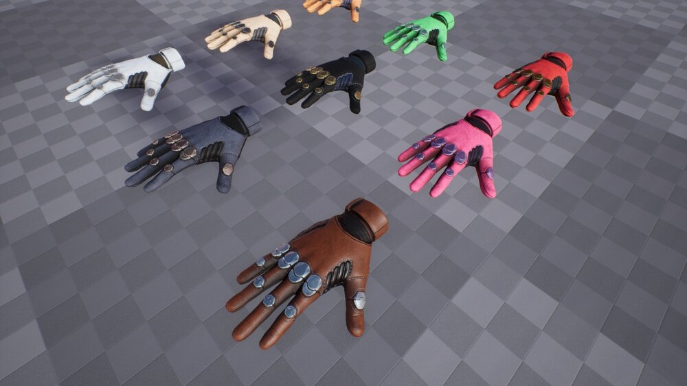 Sci-Fi Gloves Animated 