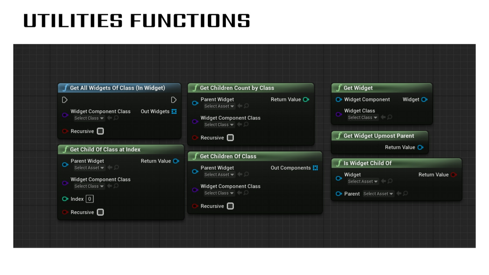 Widget Function Library 