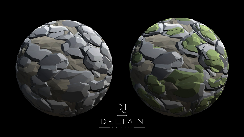 LowPoly Rock Texture 