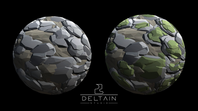 LowPoly Rock Texture 