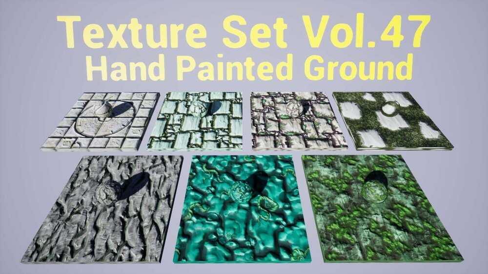 Stylized Texture Pack - VOL.05 Hand Painted Textures 