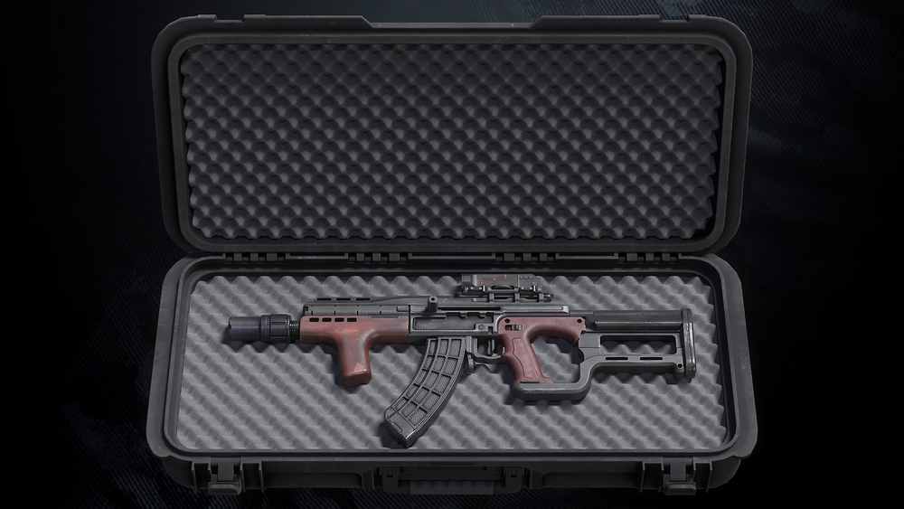 NM-52 Assault Rifle With Hands And Weapon Case 