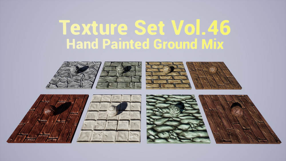 Stylized Texture Pack - VOL.05 Hand Painted Textures 