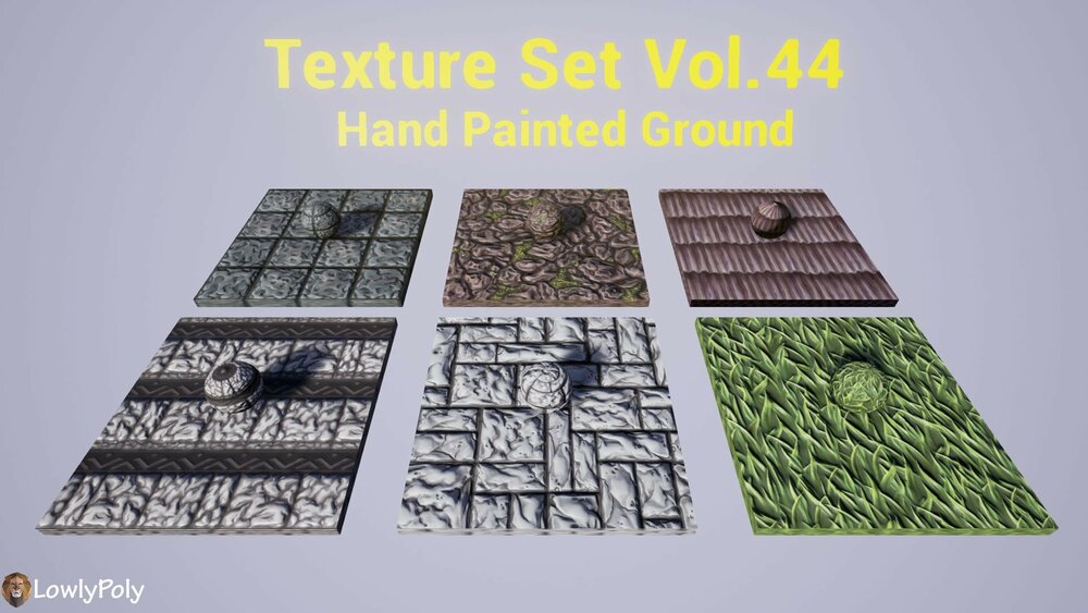 Stylized Texture Pack - VOL.05 Hand Painted Textures 