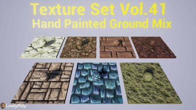 Stylized Texture Pack - VOL.05 Hand Painted Textures 