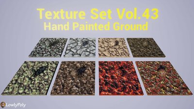 Stylized Texture Pack - VOL.05 Hand Painted Textures 