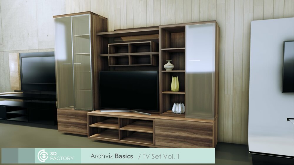 ArchViz Basics - Tv Set - Pack Vol.1 