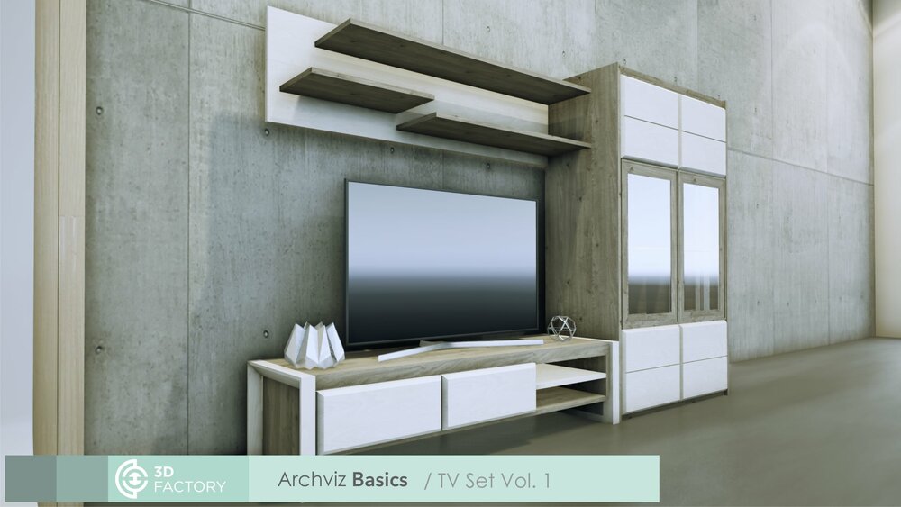 ArchViz Basics - Tv Set - Pack Vol.1 