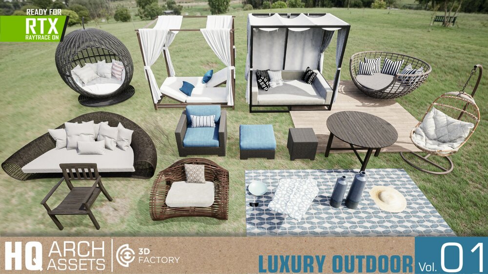 HQ Arch Assets / Luxury Outdoor Vol.1 