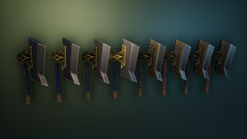 Stylized Knight's Weapons 