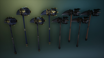 Stylized Knight's Weapons 