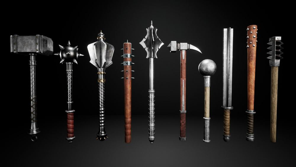 Medieval Melee Weapons Pack 