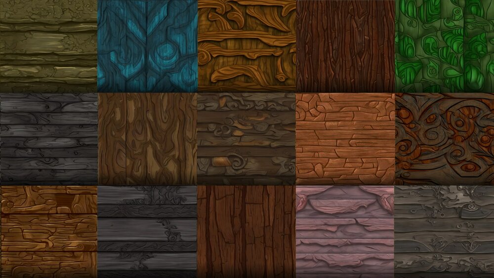 200 wooden textures 