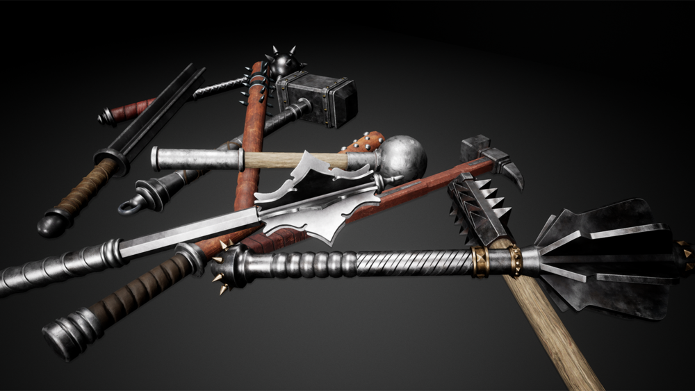 Medieval Melee Weapons Pack 