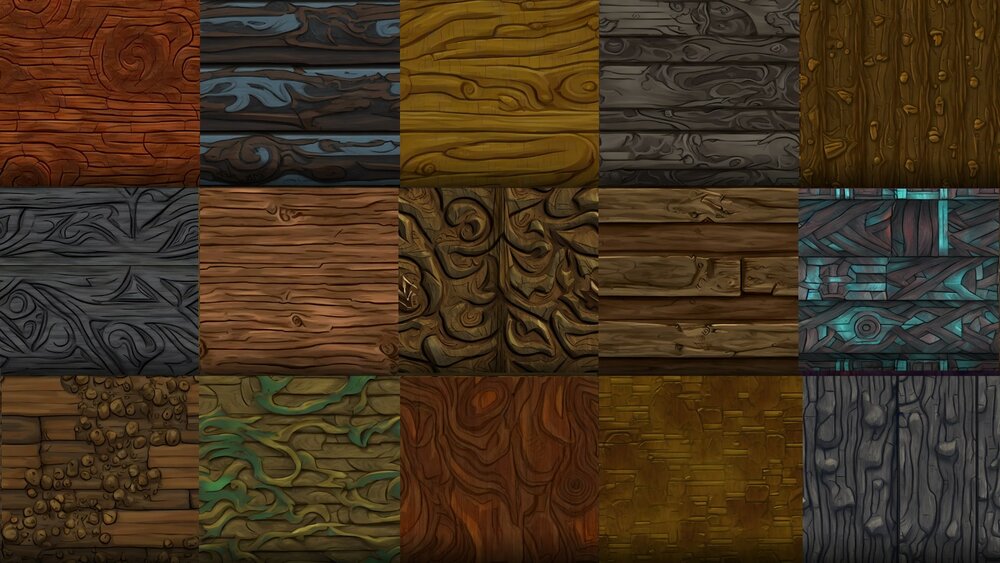 200 wooden textures 